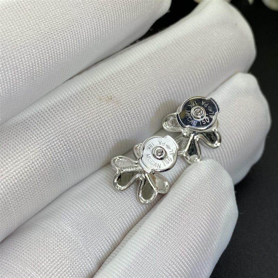 [LORA]FRIVOLE MINI SILVER FLOWER EARRINGS