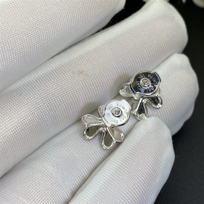 [LORA]FRIVOLE MINI SILVER FLOWER EARRINGS