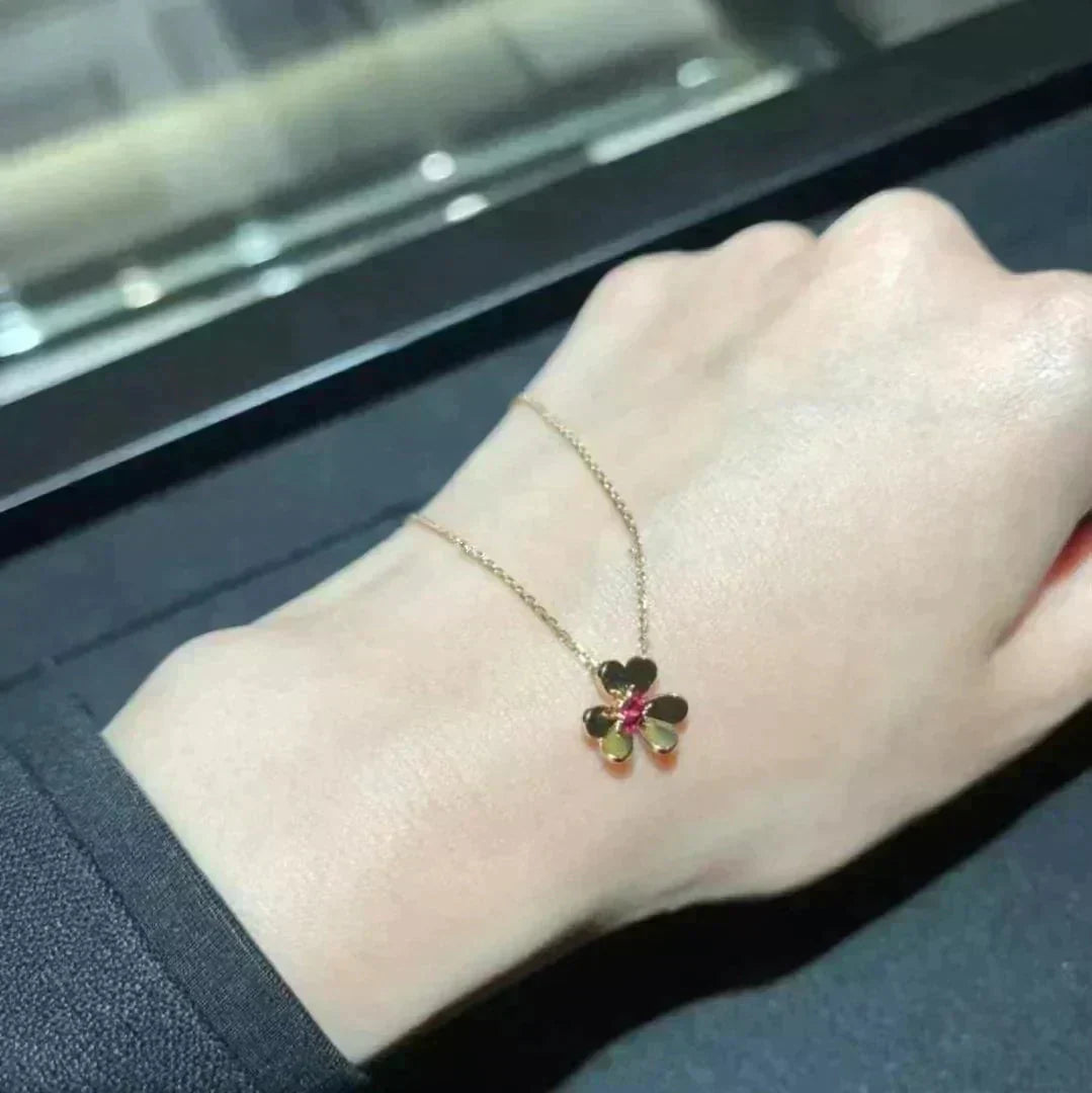 [Lora]FRIVOLE GOLD FLOWER NECKLACE