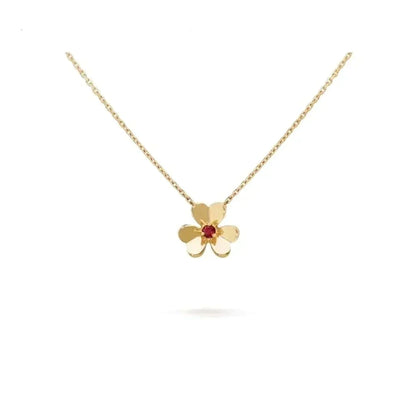 [Lora]FRIVOLE GOLD FLOWER NECKLACE
