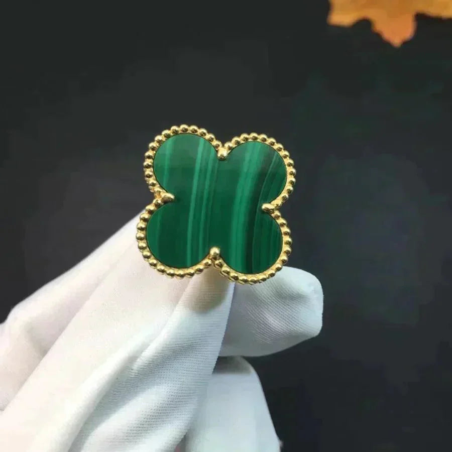 [LORA]CLOVER MALACHITE RING