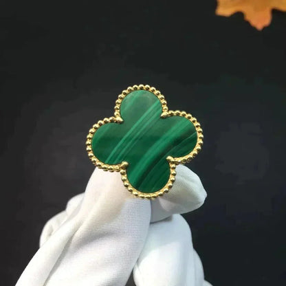 [LORA]CLOVER MALACHITE RING