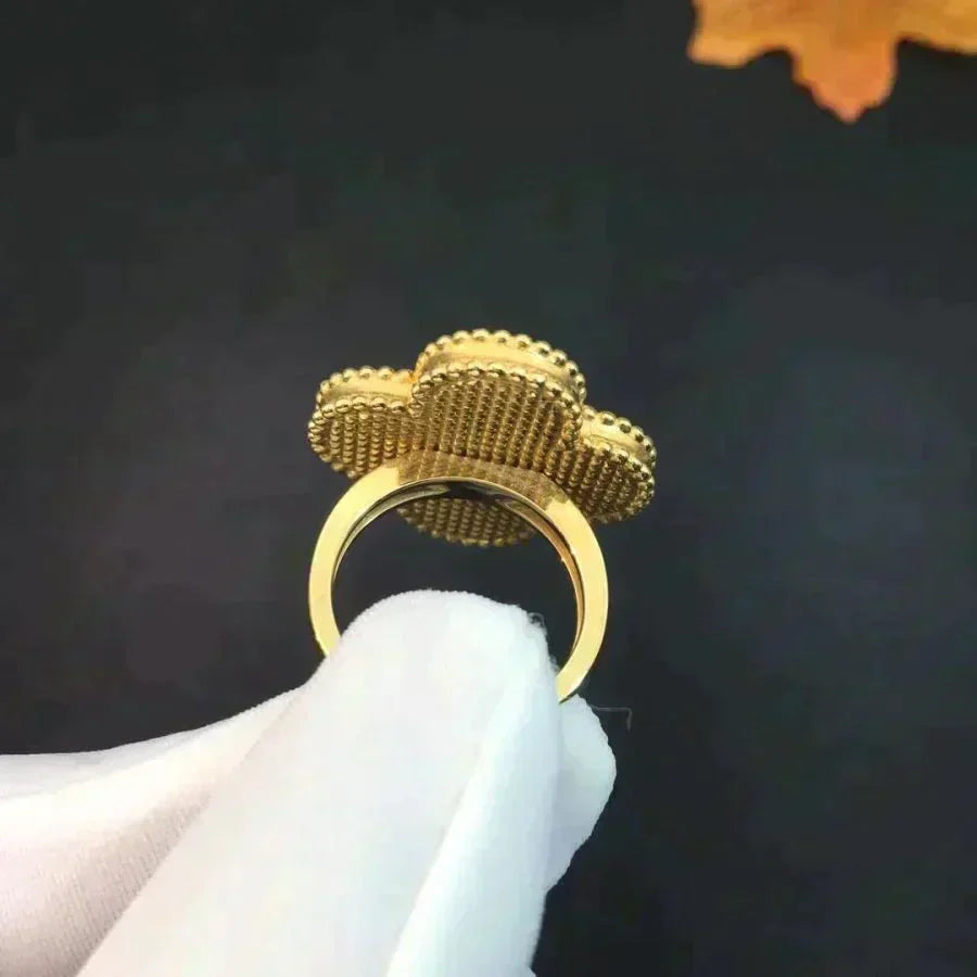 [LORA]CLOVER MALACHITE RING