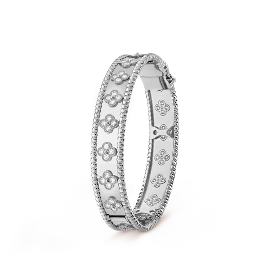 [LORA]CLOVER BRACELET 8MM DIAMONDS
