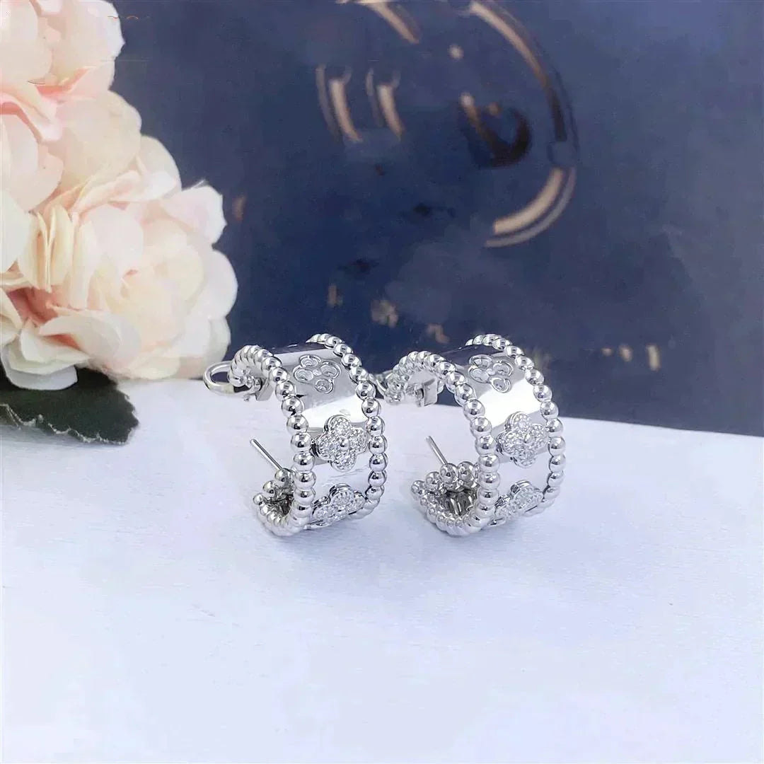 [LORA]PERLEE DIAMOND EARRINGS