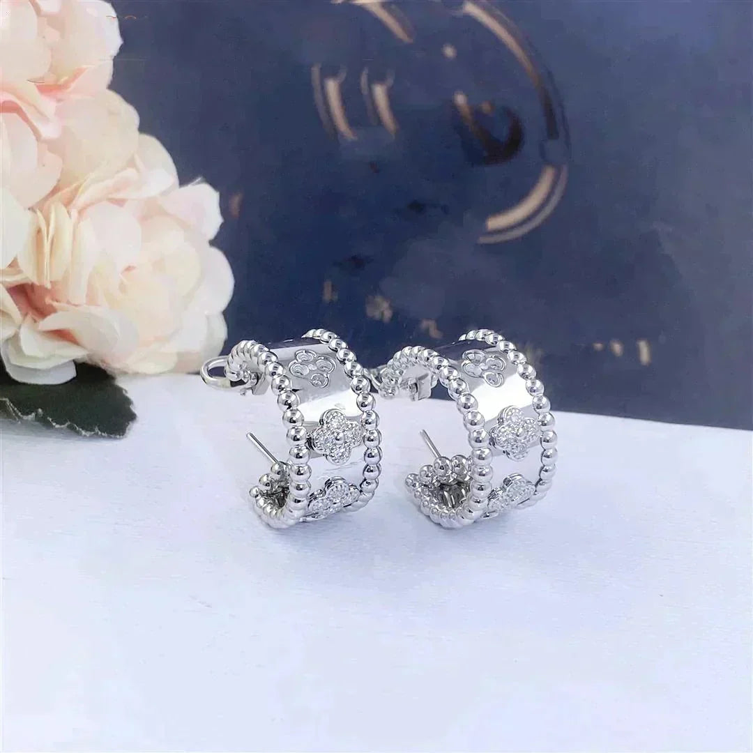 [Lora]PERLEE DIAMOND EARRINGS