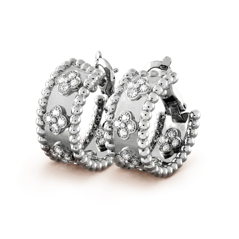 [LORA]PERLEE DIAMOND EARRINGS