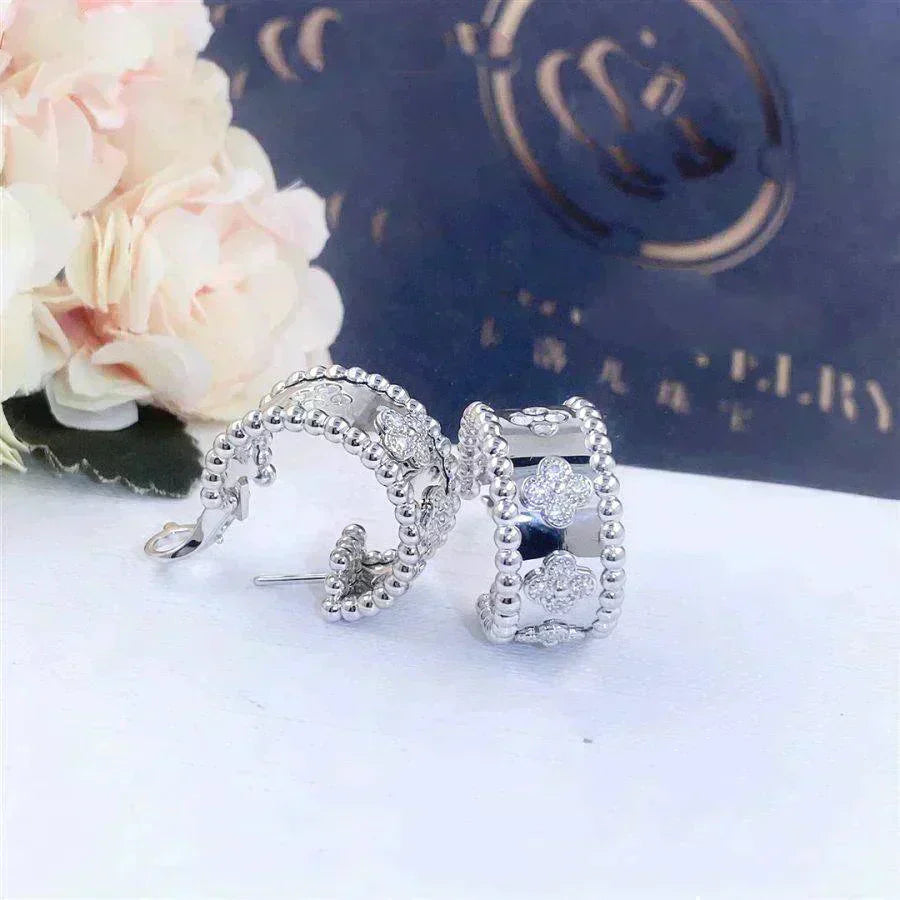[LORA]PERLEE DIAMOND EARRINGS