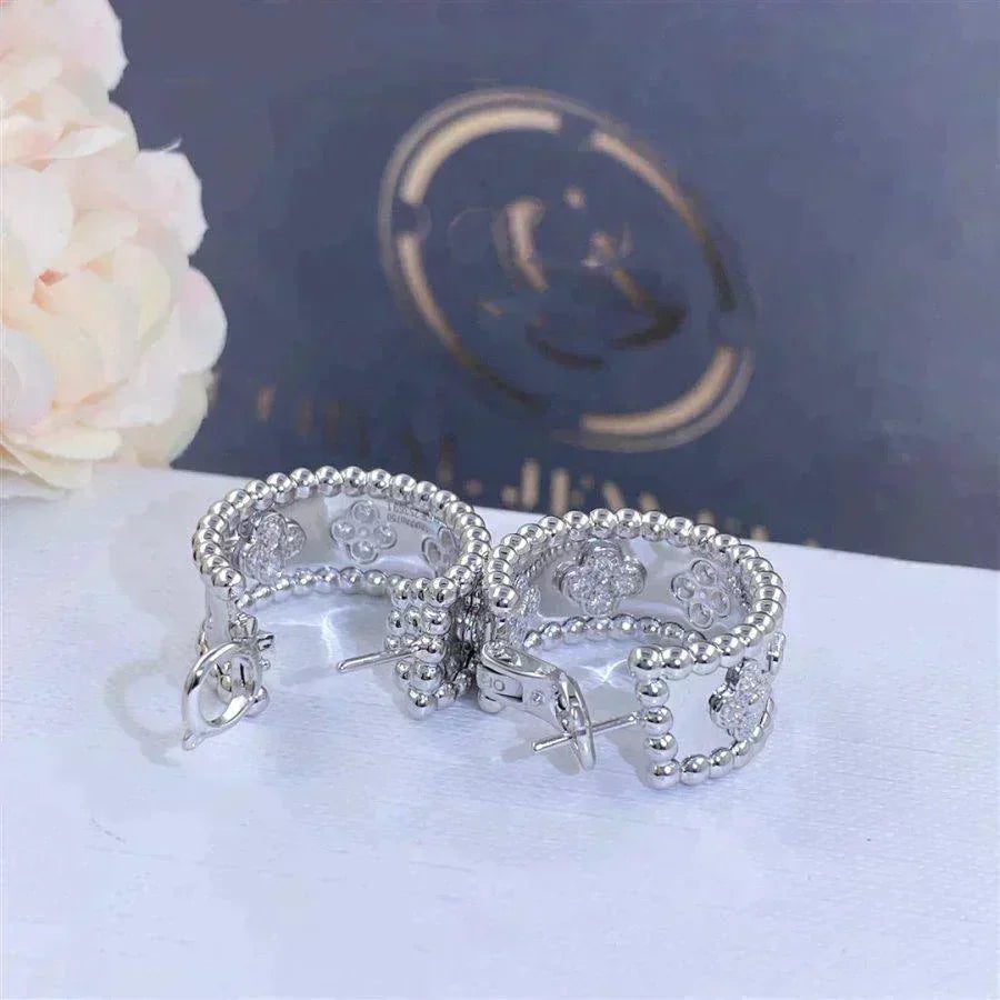 [LORA]PERLEE DIAMOND EARRINGS