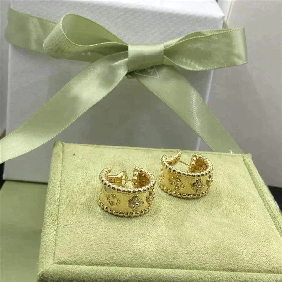 [LORA]PERLEE DIAMOND EARRINGS