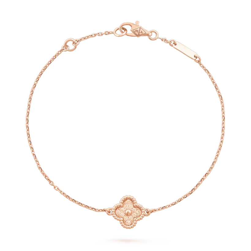 [Lora]CLOVER SINGLE FLOWER BRACELET