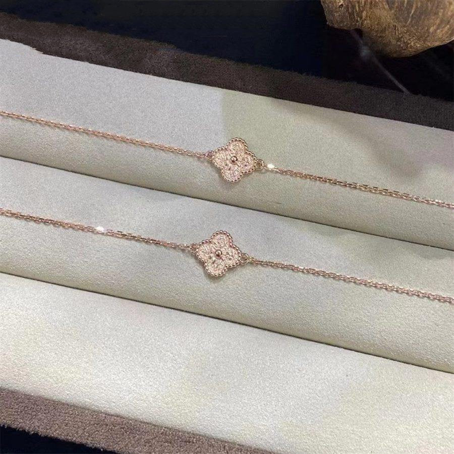 [Lora]CLOVER SINGLE FLOWER BRACELET