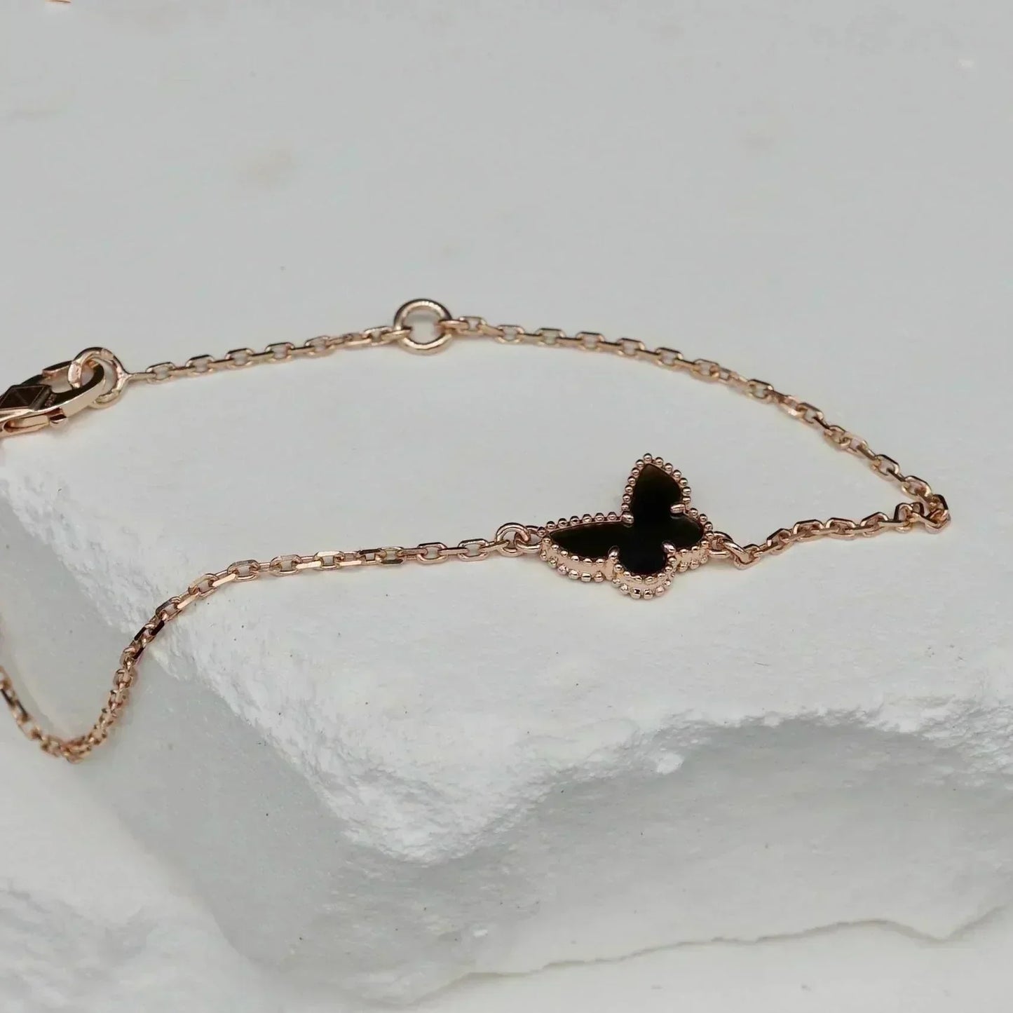 [LORA]BUTTERFLY ONYX  BUTTERFLY BRACELET