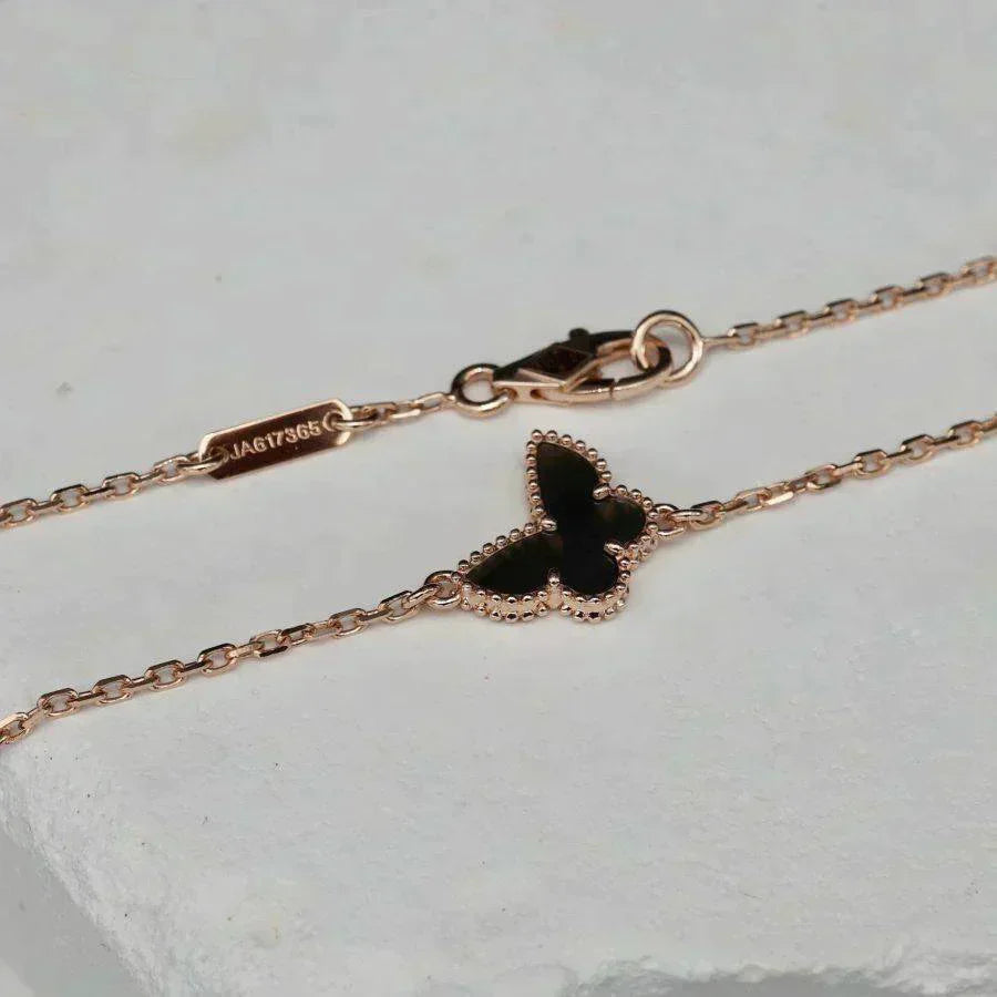 [LORA]BUTTERFLY ONYX  BUTTERFLY BRACELET