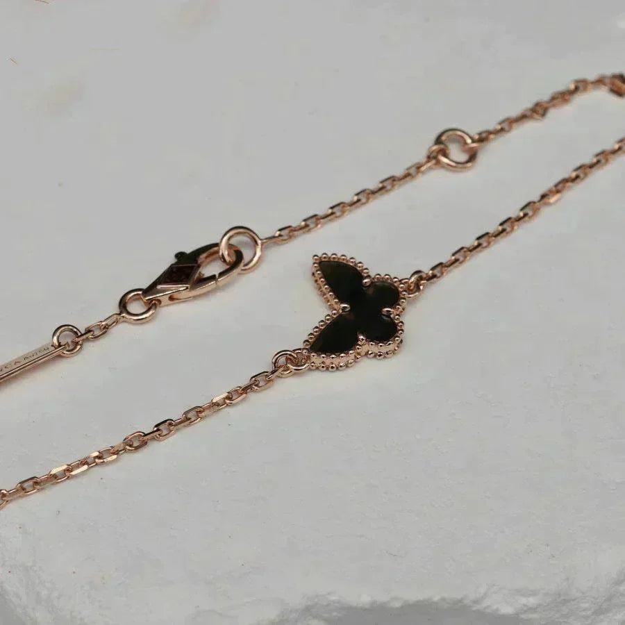 [Lora]BUTTERFLY ONYX  BUTTERFLY BRACELET