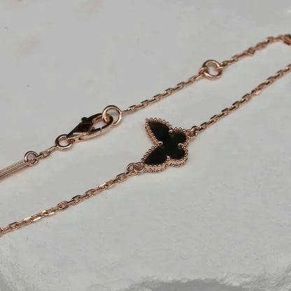 [LORA]BUTTERFLY ONYX  BUTTERFLY BRACELET