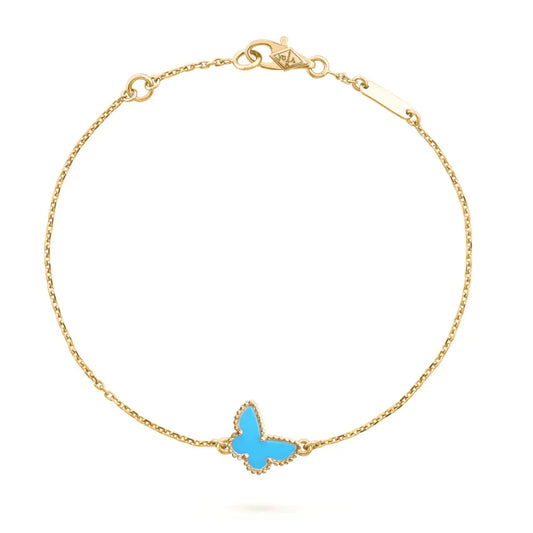 [LORA]BUTTERFLY TURQUOISE BUTTERFLY BRACELET