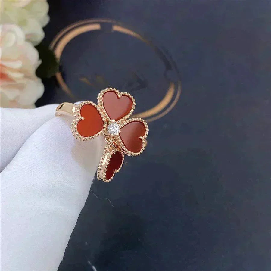 [Lora]SWEET CLOVER CARNELIAN RING