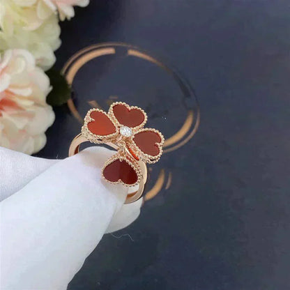 [LORA]SWEET CLOVER CARNELIAN RING