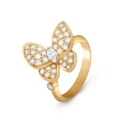 [LORA]BUTTERFLY DIAMOND RING