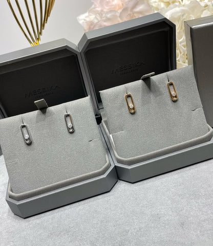 [LORA] MOVE UNO SMALL 1 DIAMOND EARRINGS