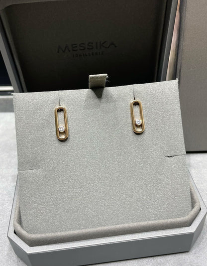 [LORA] MOVE UNO SMALL 1 DIAMOND EARRINGS