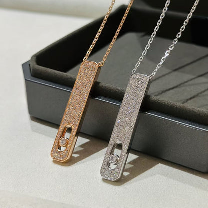 [LORA] MY FIRST DIAMOND PAVED NECKLACE