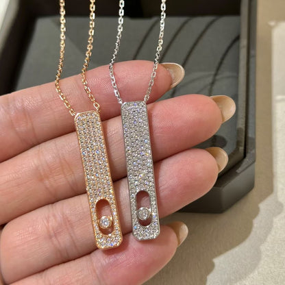 [LORA] MY FIRST DIAMOND PAVED NECKLACE