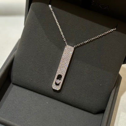 [LORA] MY FIRST DIAMOND PAVED NECKLACE