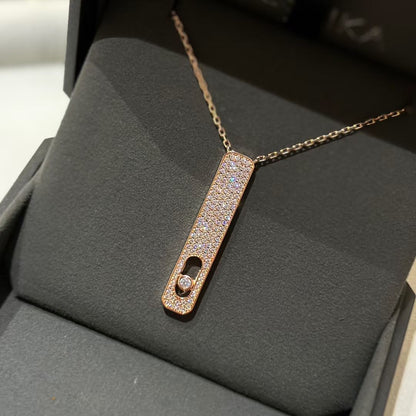 [LORA] MY FIRST DIAMOND PAVED NECKLACE