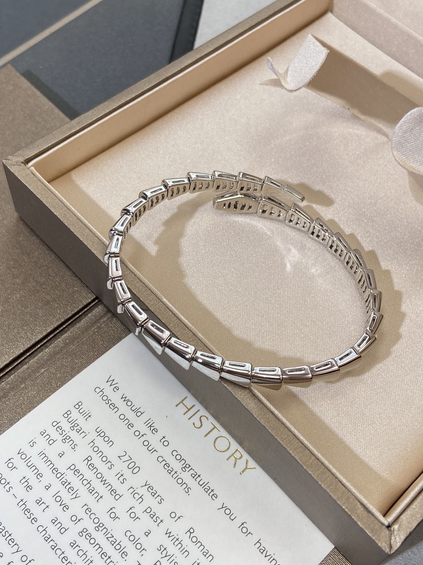 [LORA]SERPENTI VIPER SILVER BRACELET
