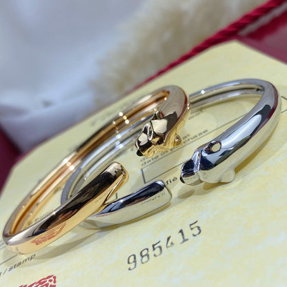 [LORA]PANTHERE SILVER OPEN BRACELET