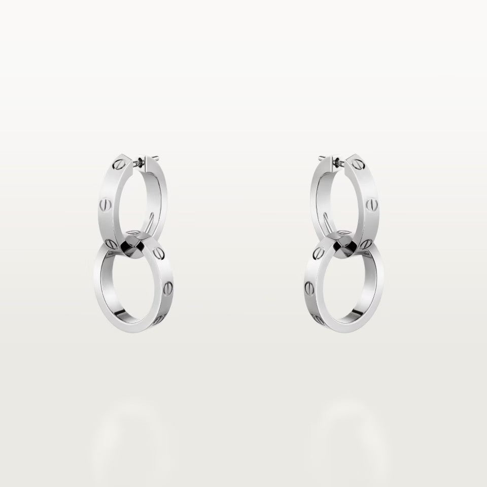 [LORA] LOVE 3.3MM DANGLE EARRINGS