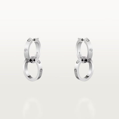 [LORA] LOVE 3.3MM DANGLE EARRINGS