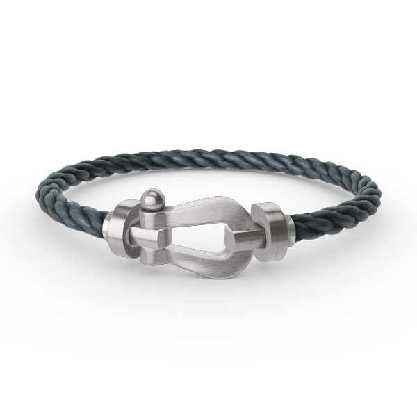 [LORA]FORCE LARGE HORSESHOE NO DIAMOND BRACELET SILVER