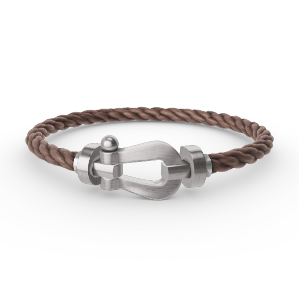 [LORA]FORCE LARGE HORSESHOE NO DIAMOND BRACELET SILVER