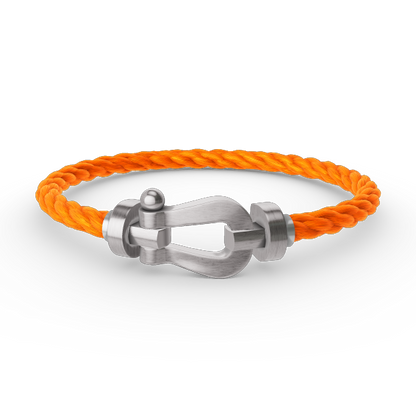 [LORA]FORCE LARGE HORSESHOE NO DIAMOND BRACELET SILVER