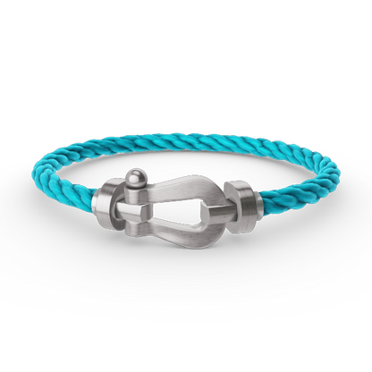 [LORA]FORCE LARGE HORSESHOE NO DIAMOND BRACELET SILVER