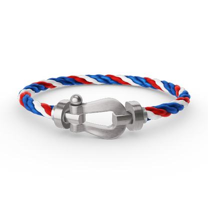 [LORA]FORCE LARGE HORSESHOE NO DIAMOND BRACELET SILVER