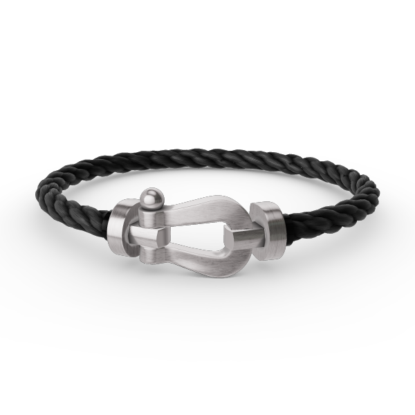 [LORA]FORCE LARGE HORSESHOE NO DIAMOND BRACELET SILVER