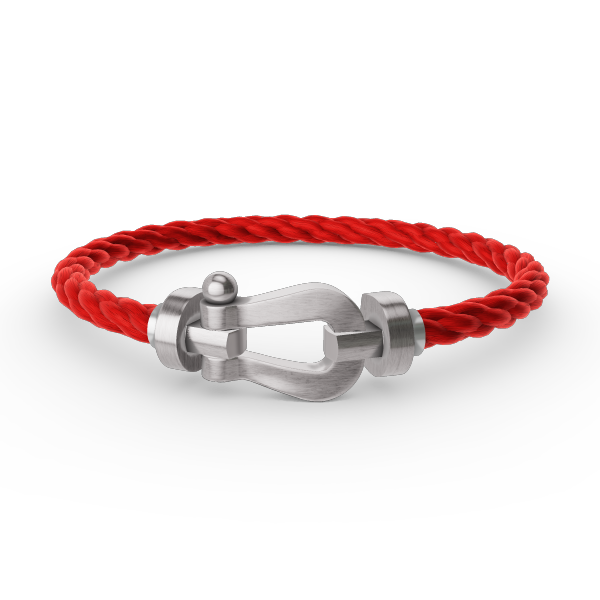[LORA]FORCE LARGE HORSESHOE NO DIAMOND BRACELET SILVER