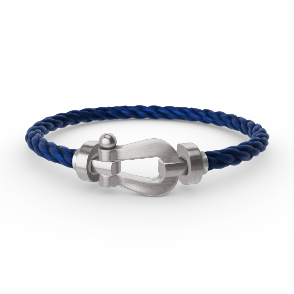 [LORA]FORCE LARGE HORSESHOE NO DIAMOND BRACELET SILVER