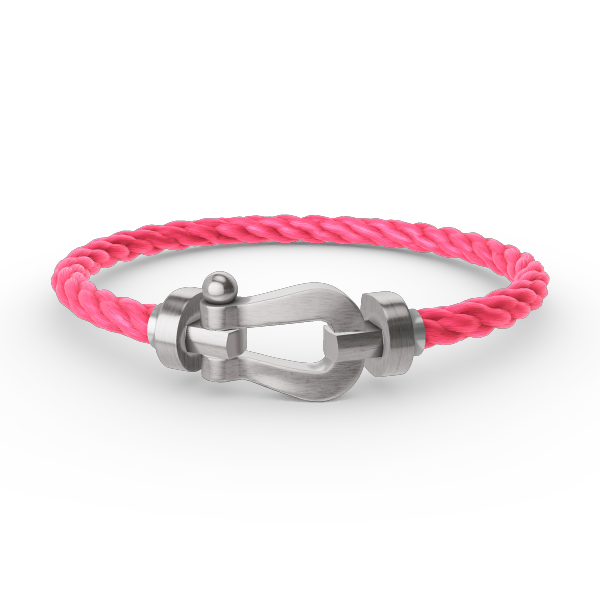 [LORA]FORCE LARGE HORSESHOE NO DIAMOND BRACELET SILVER