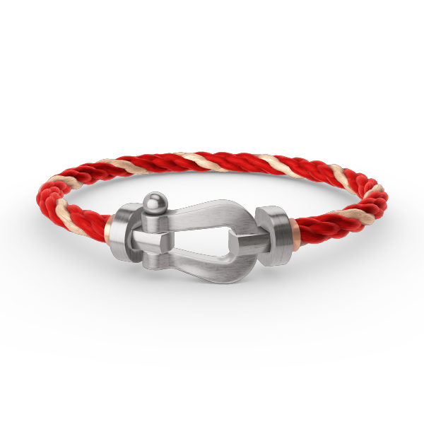 [LORA]FORCE LARGE HORSESHOE NO DIAMOND BRACELET SILVER