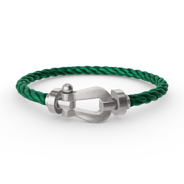 [LORA]FORCE LARGE HORSESHOE NO DIAMOND BRACELET SILVER