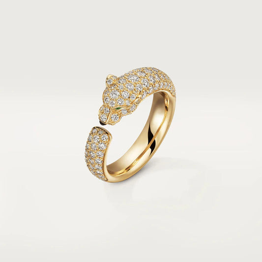 [LORA]PANTHERE PINK GOLD DIAMOND RING