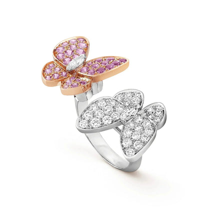 [Lora]TWIN BUTTERFLY DIAMOND RING